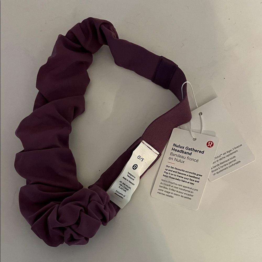 lululemon athletica Deep Purple Nulux Headband
